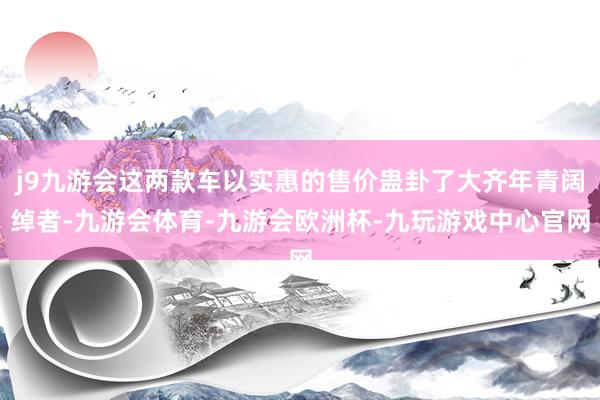 j9九游会这两款车以实惠的售价蛊卦了大齐年青阔绰者-九游会体育-九游会欧洲杯-九玩游戏中心官网