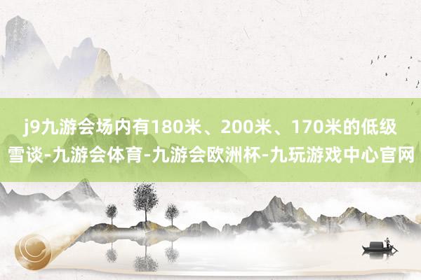 j9九游会场内有180米、200米、170米的低级雪谈-九游会体育-九游会欧洲杯-九玩游戏中心官网